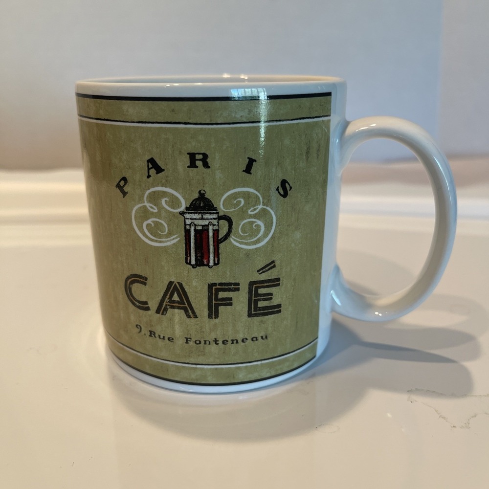 Sakura‎ Coffee Co  Paris Cafe Coffee Break Mug Cup Indonesia Angela Staehling